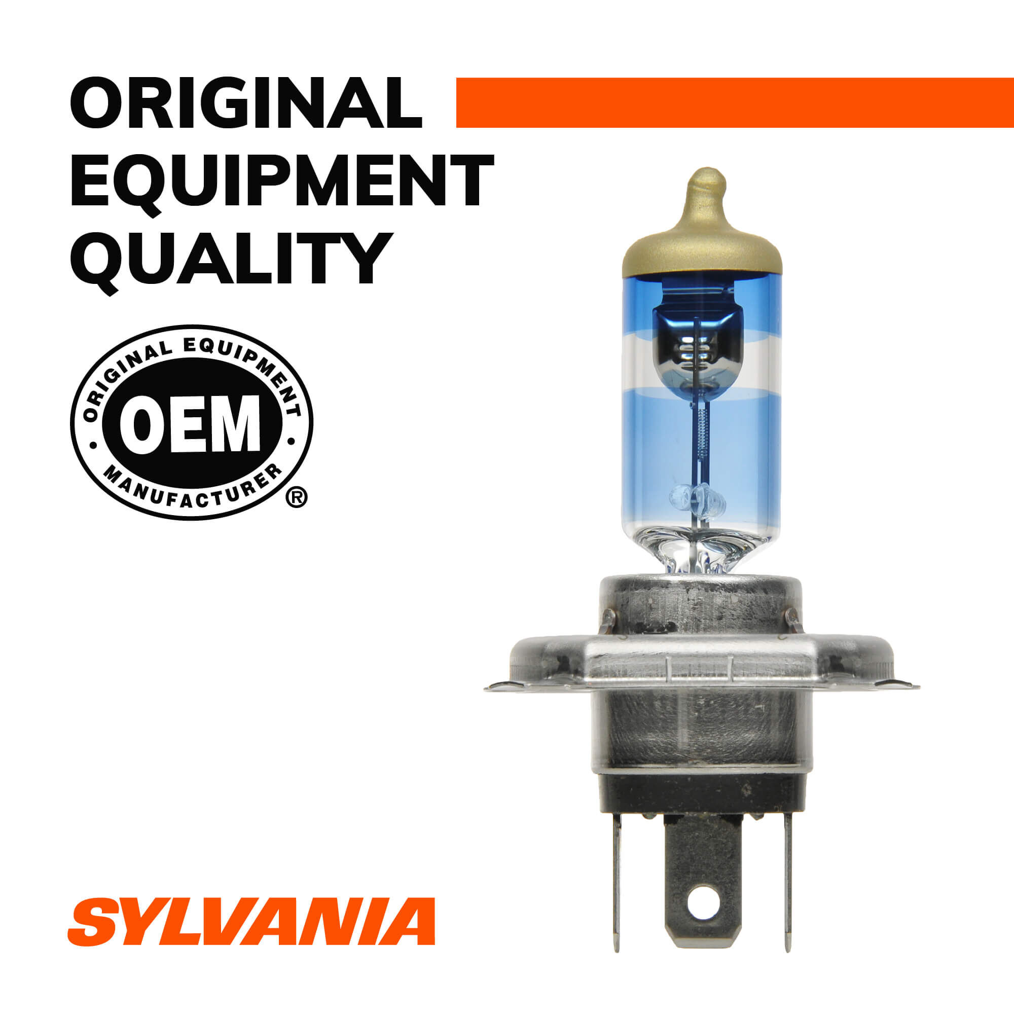 SYLVANIA 9003 SilverStar ULTRA Halogen Headlight Bulb 2 Pack